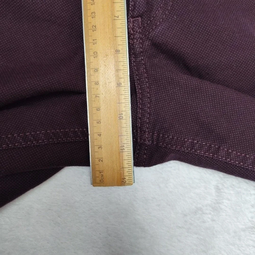 BRAX Jeans Mens 33x34 Purple Cooper Straight Dark‎ Wash Stretch Logo 5 Pocket